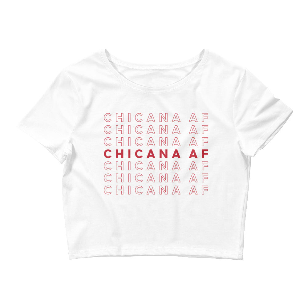 Chicana AF - Women’s Crop Tee