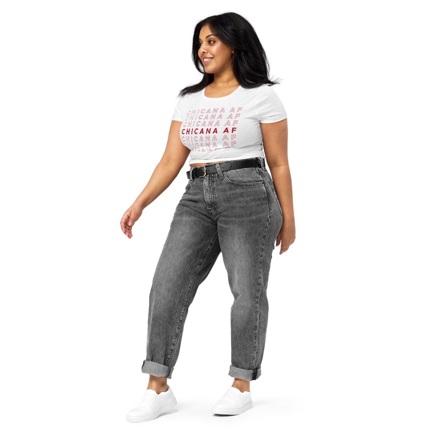 Chicana AF - Women’s Crop Tee